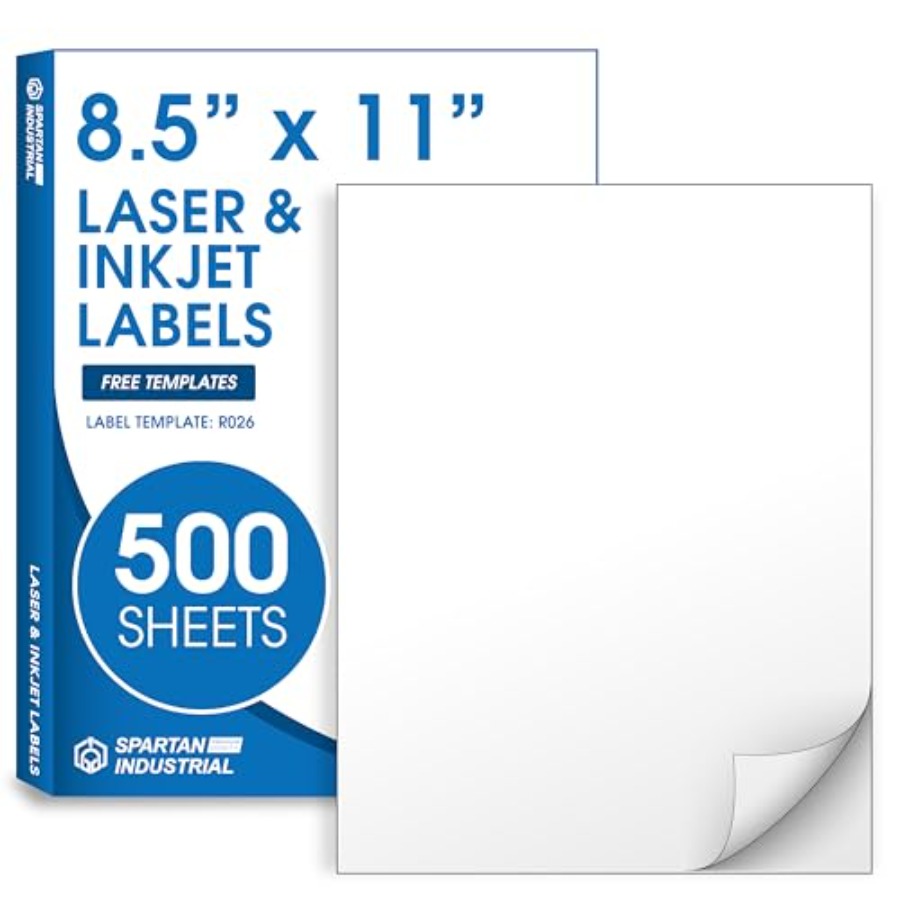 Sticker Label Template - 8.5