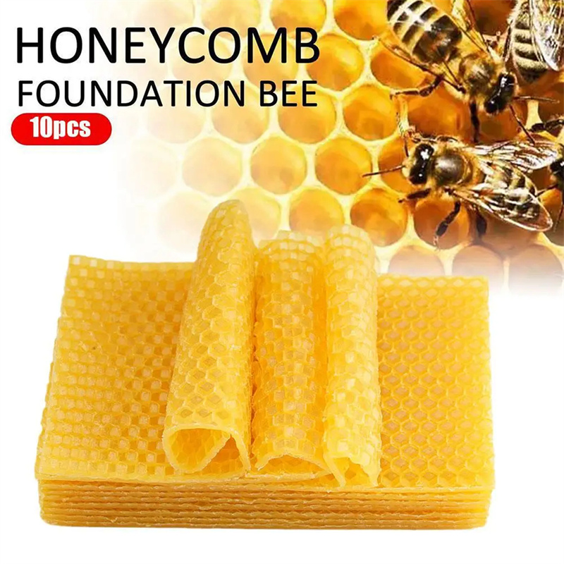 10/20Pcs Natural Beeswax Sheet - Candle Supplies Beeswax บทวิจารณ์และราคา