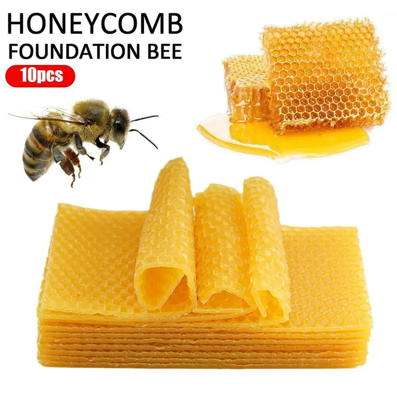 10/20Pcs Natural Beeswax Sheet - Candle Supplies Beeswax บทวิจารณ์และราคา