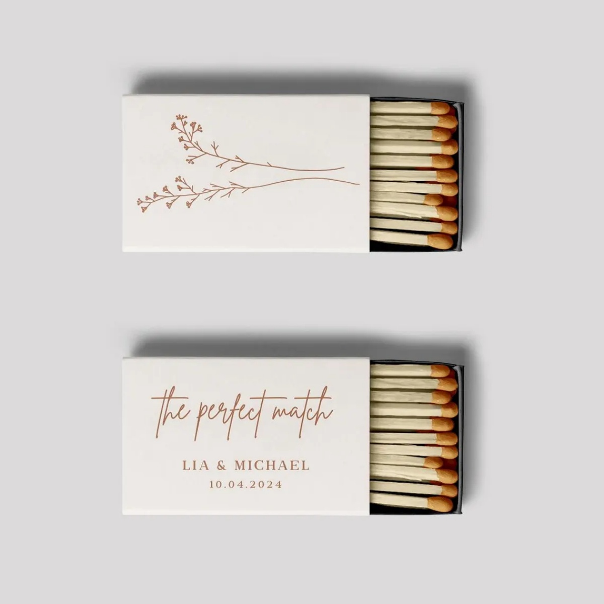 Minimalist Matchbox Label The  - Sticker Label Template บทวิจารณ์และราคา