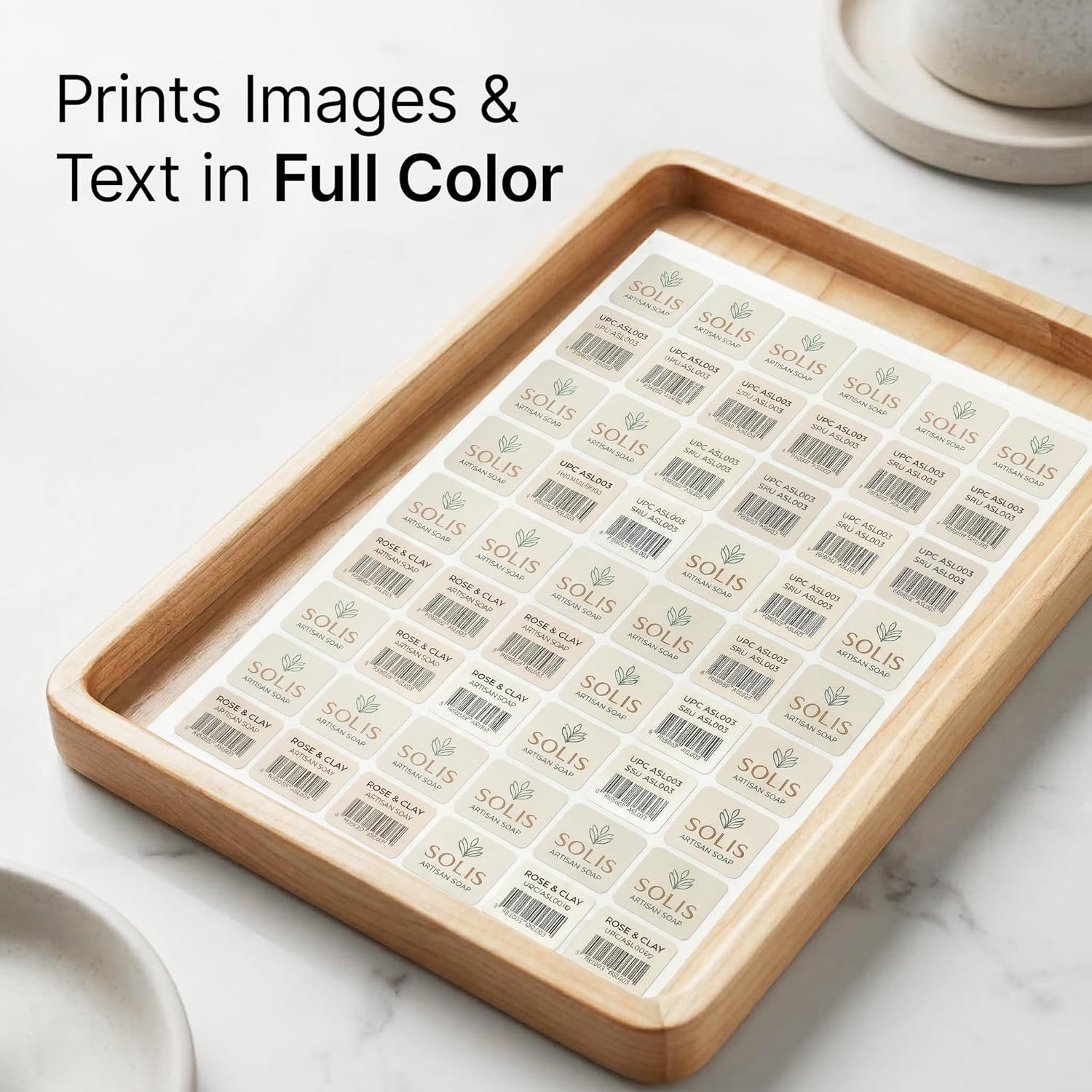 1x1 Matte White Printable Labe - Sticker Label Template บทวิจารณ์และราคา