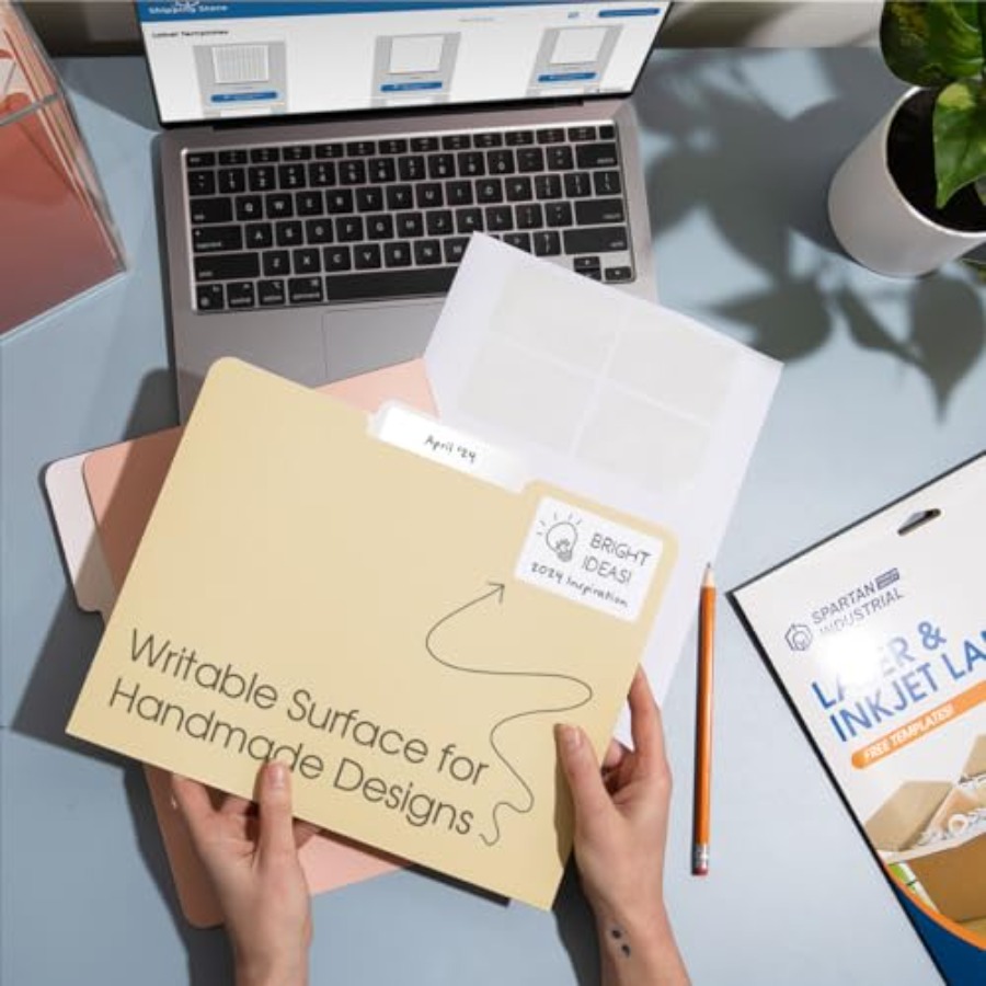 2/ Matte White Printable Label - Sticker Label Template บทวิจารณ์และราคา