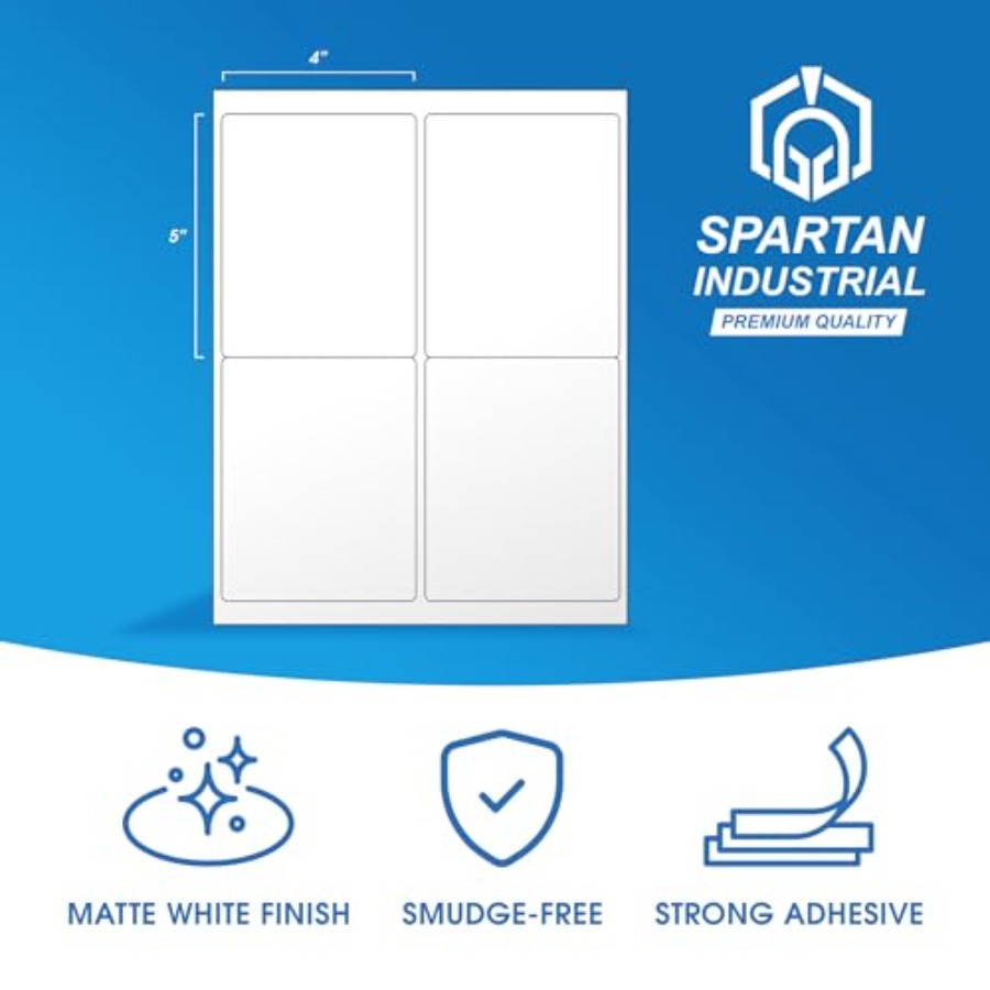 Matte White Printable Shipping - Sticker Label Template บทวิจารณ์และราคา