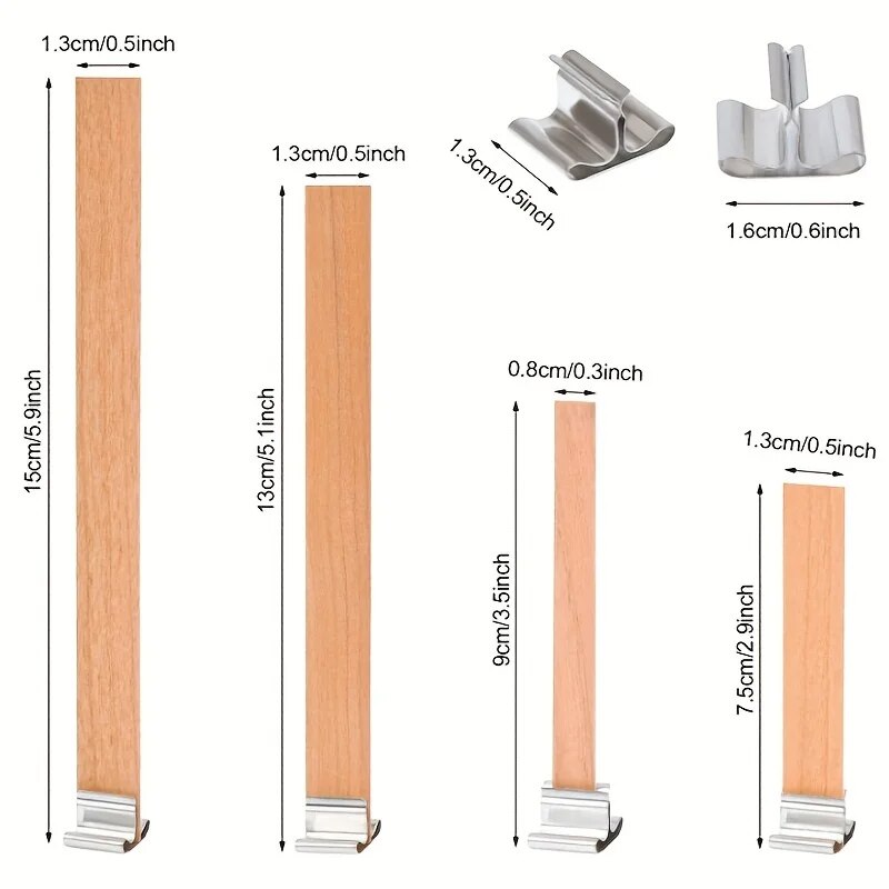 30pcs High Quality Wooden Cand - Candle Supplies Beeswax บทวิจารณ์และราคา
