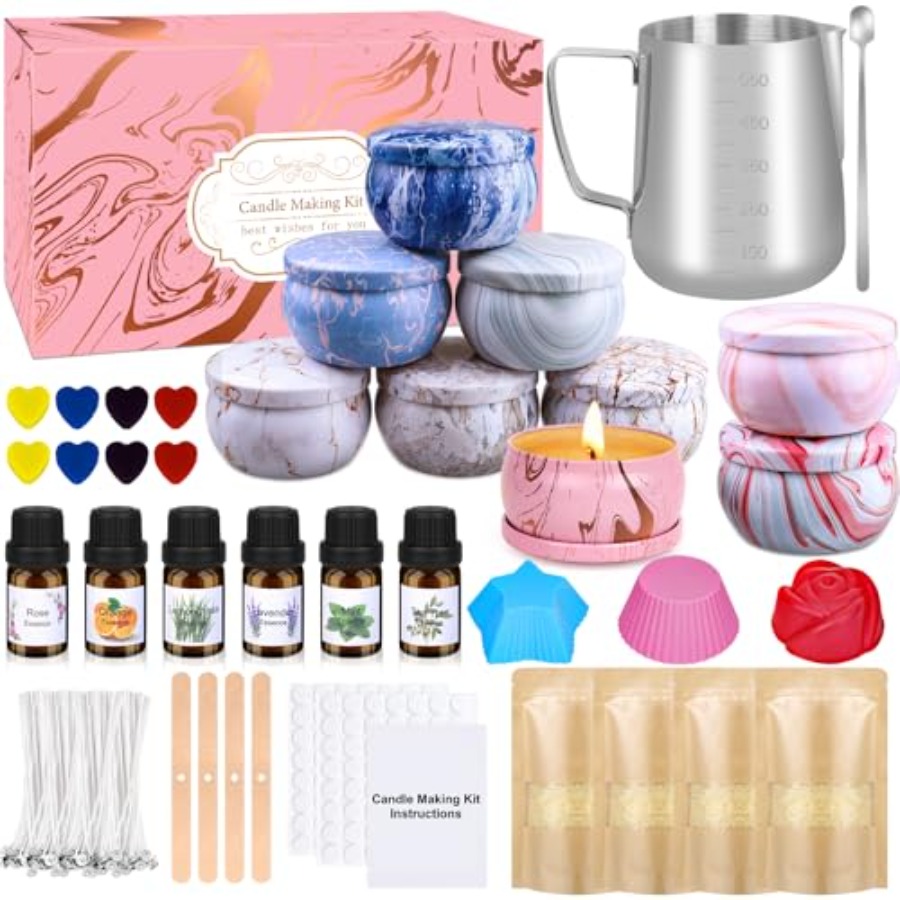 Candle Making Kits for Adults, - Candle Supplies Beeswax บทวิจารณ์และราคา