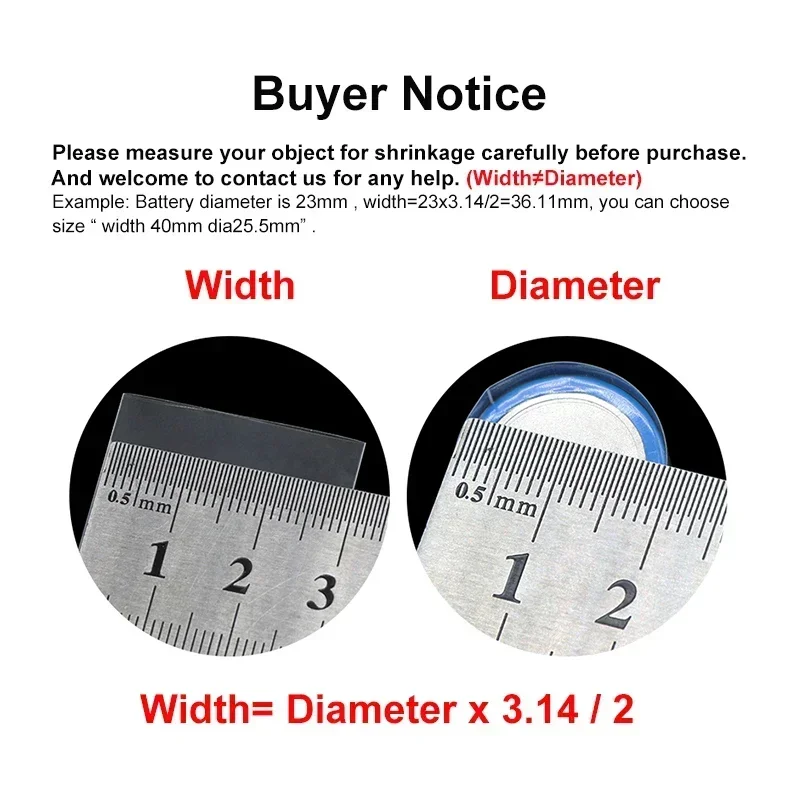 7~ 155mm Transparent PVC Heat  - Shrink Sleeve Pvc บทวิจารณ์และราคา