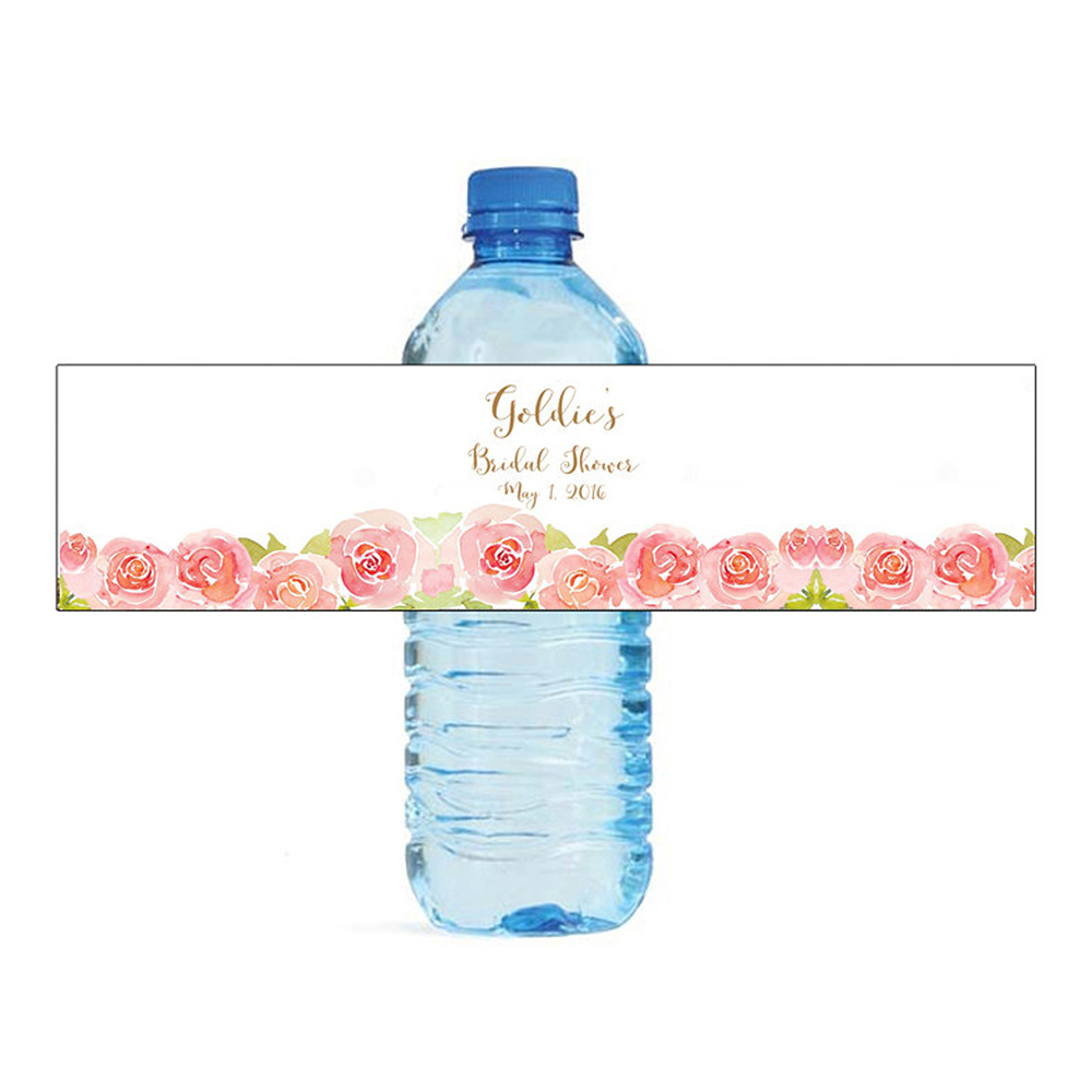 Personalized Water Bottle Labe - Sticker Label Template บทวิจารณ์และราคา