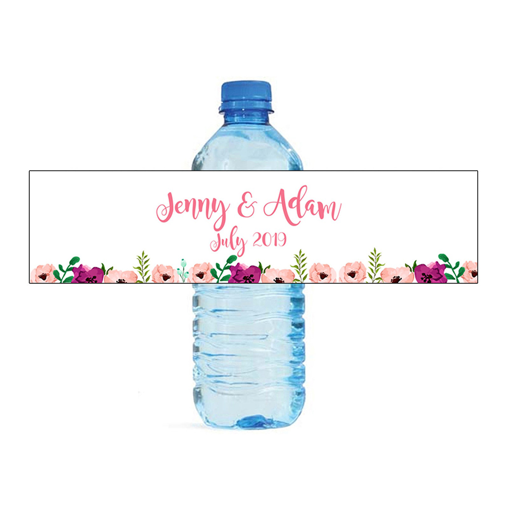 Personalized Water Bottle Labe - Sticker Label Template บทวิจารณ์และราคา