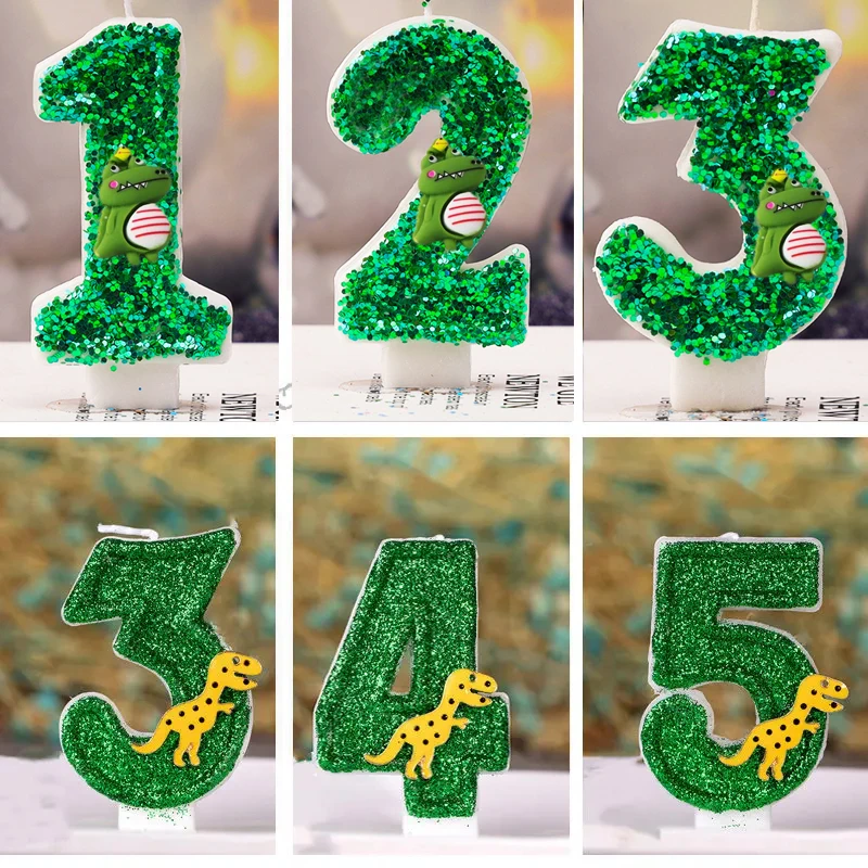 Dinosaur Birthday Candles Numb - Candle Supplies Beeswax บทวิจารณ์และราคา
