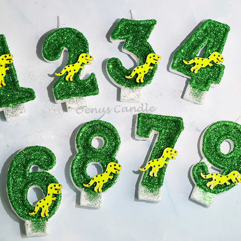 Dinosaur Birthday Candles Numb - Candle Supplies Beeswax บทวิจารณ์และราคา