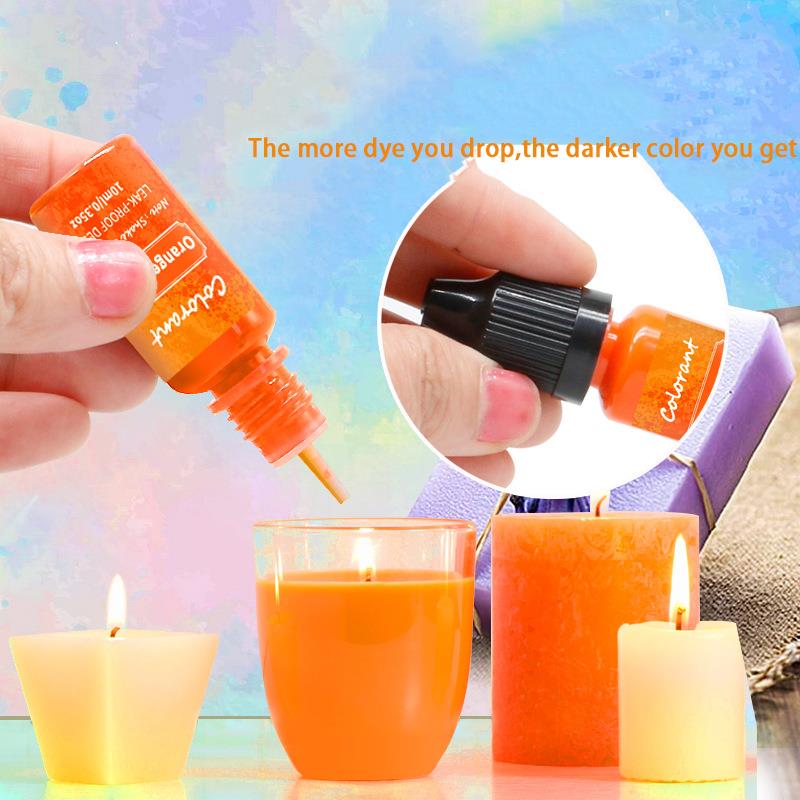 20 Colors 10ml Candle Wax Pigm - Candle Supplies Beeswax บทวิจารณ์และราคา