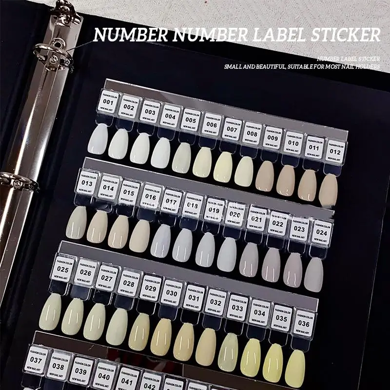 NO.1-240 Nail Polish Number St - Sticker Label Template บทวิจารณ์และราคา