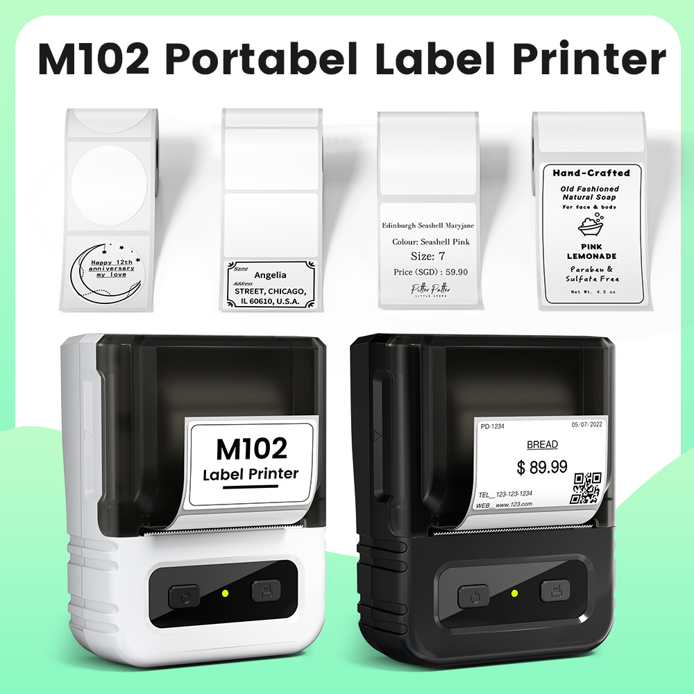 Mini Label Printer 20-50mm Shi - Sticker Label Template บทวิจารณ์และราคา