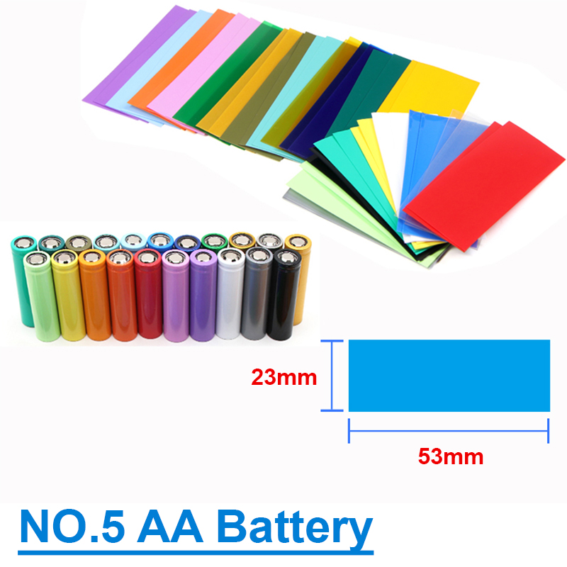 25~500pcs AA / AAA/18650/21700 - Shrink Sleeve Pvc บทวิจารณ์และราคา