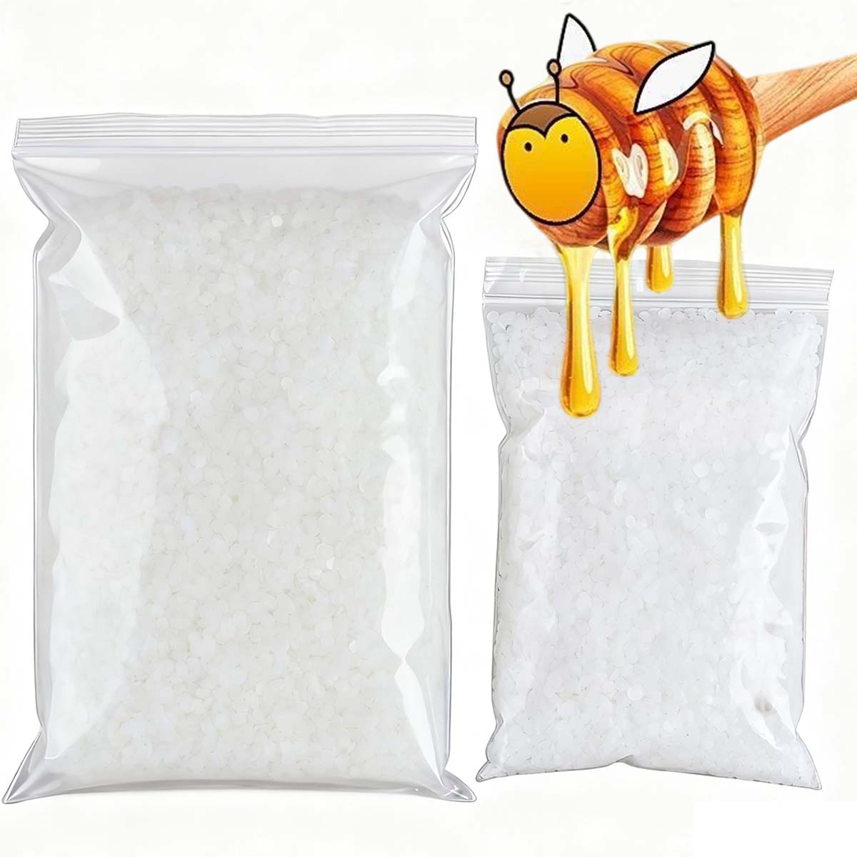 200g-1000g White Beeswax Pure  - Candle Supplies Beeswax บทวิจารณ์และราคา