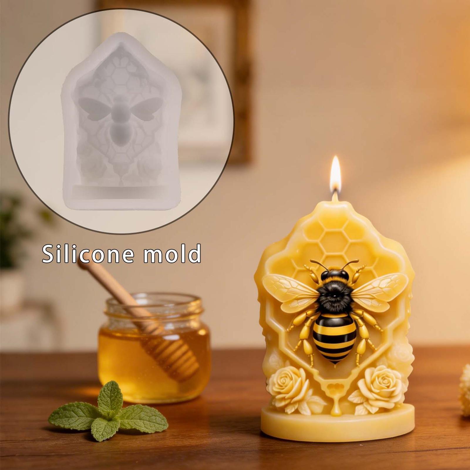 Honey Comb Silicone Mold 3D Ho - Candle Supplies Beeswax บทวิจารณ์และราคา