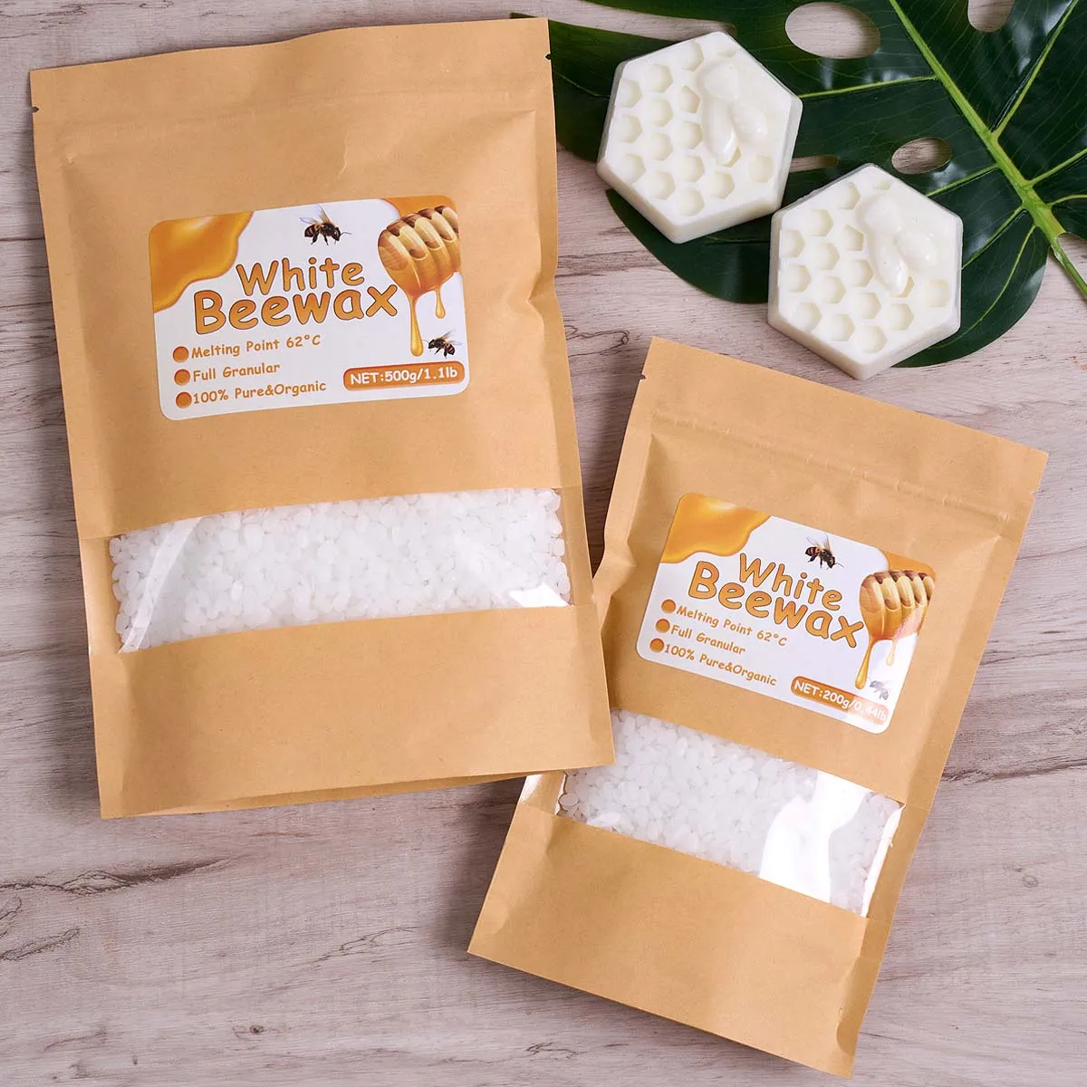 500g White Beeswax DIY Candle  - Candle Supplies Beeswax บทวิจารณ์และราคา