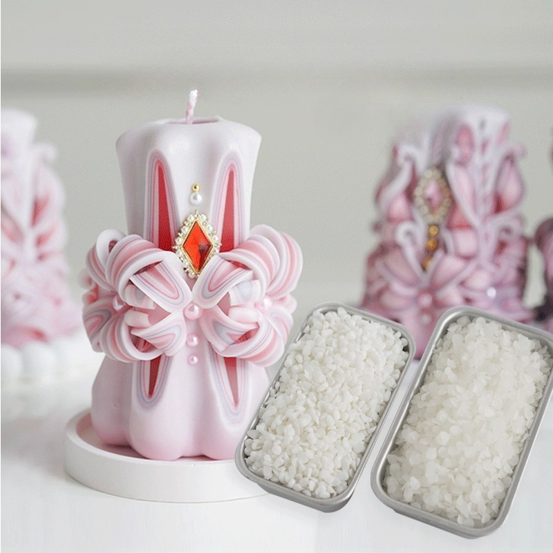 1KG Carved Scented Candle Raw  - Candle Supplies Beeswax บทวิจารณ์และราคา