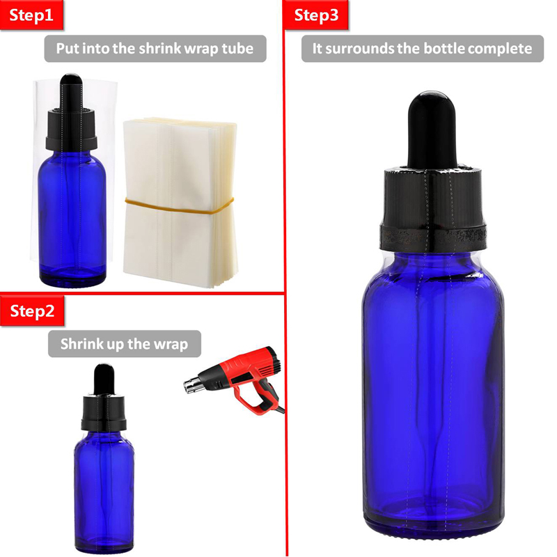 2000Pcs Heat PVC Shrink Wrap F - Shrink Sleeve Pvc บทวิจารณ์และราคา